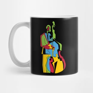 Bassist Colorful Pop Art Style Mug